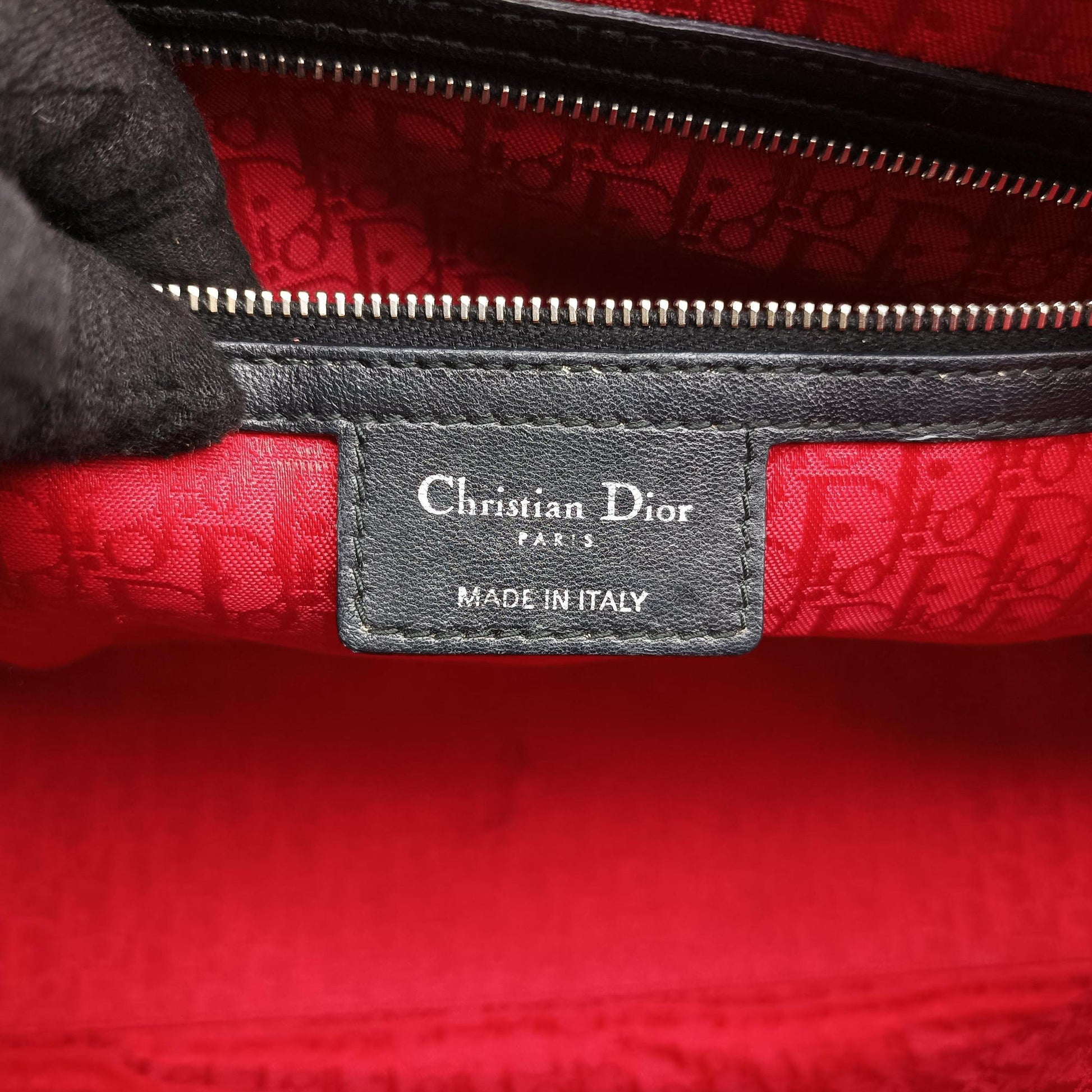 Lady Dior Black lambskin 08-MA-0151レディディオール ブラック ラムスキン 08-MA-0151