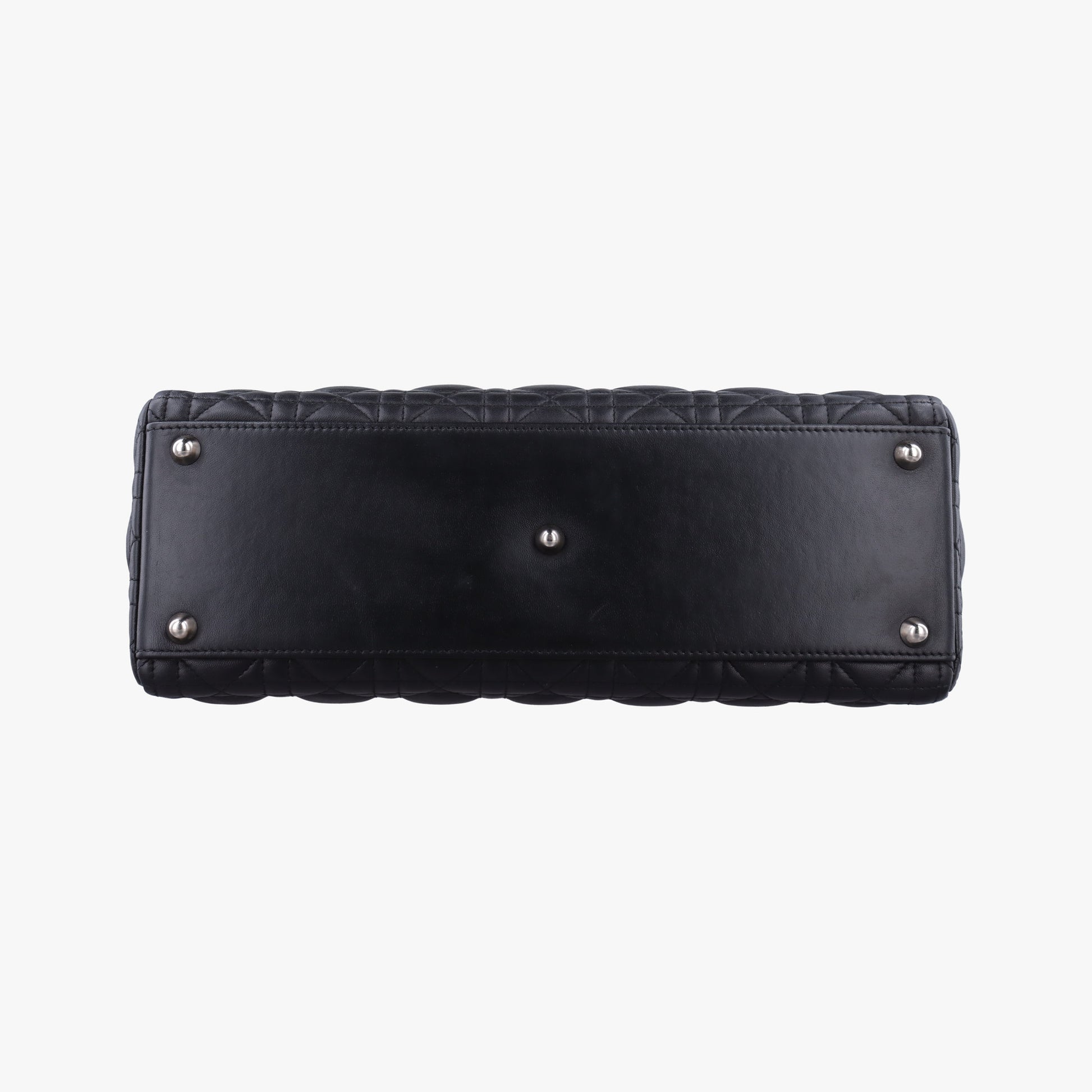 Lady Dior Black lambskin 08-MA-0151レディディオール ブラック ラムスキン 08-MA-0151