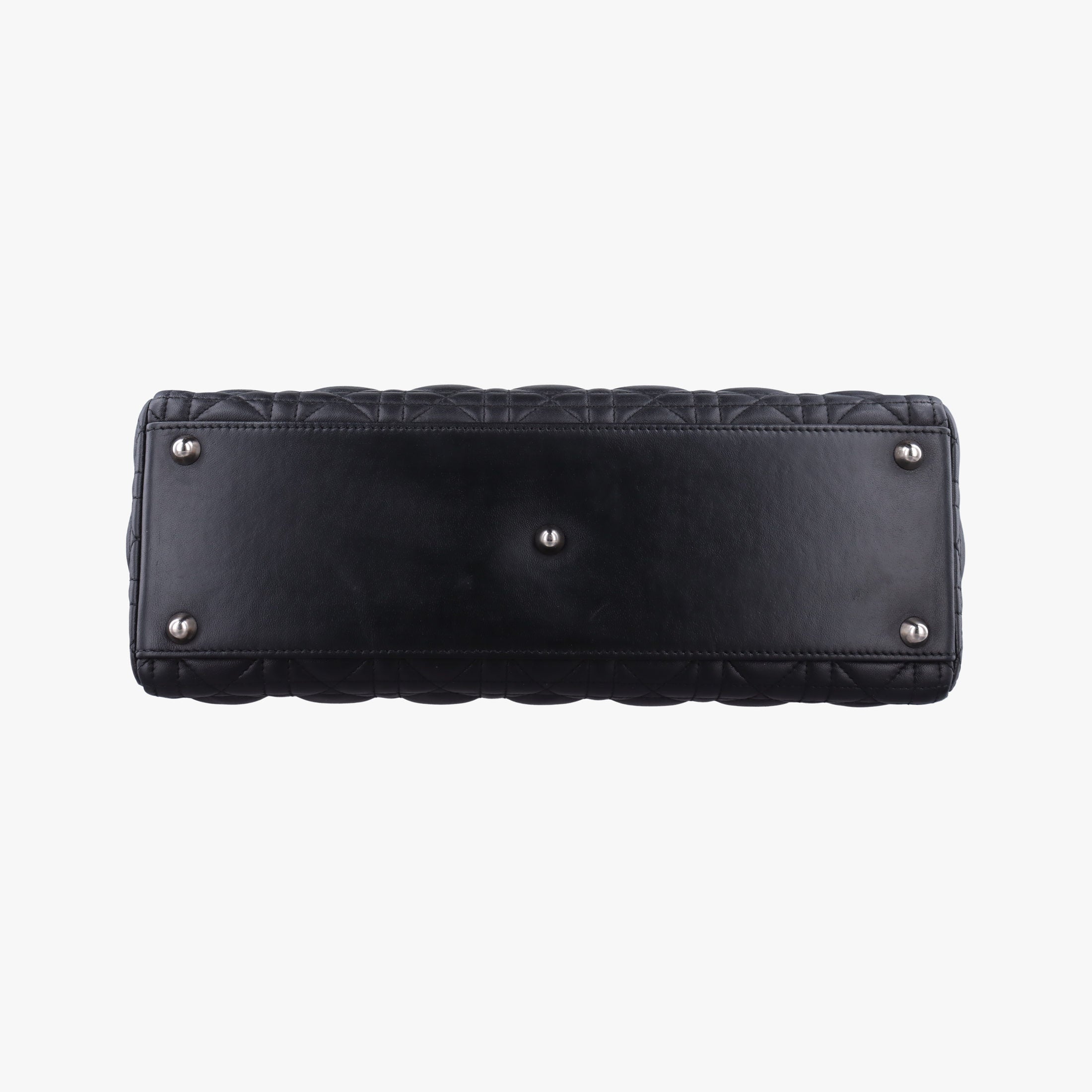 Lady Dior Black lambskin 08-MA-0151レディディオール ブラック ラムスキン 08-MA-0151