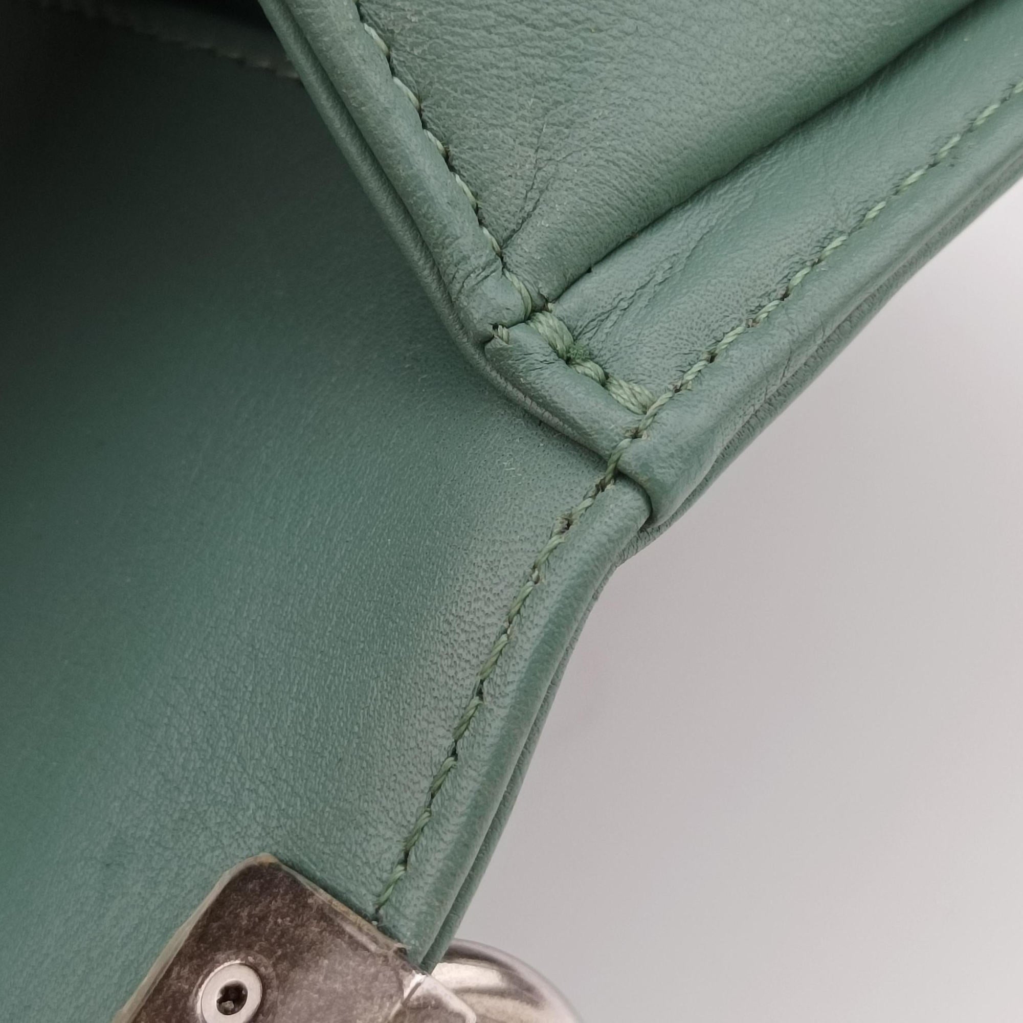 BOY CHANEL Green Leather A67086 26205628ボーイシャネル グリーン レザー A67086 26205628