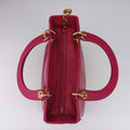 Lady Dior Rose leather 05-MA-1017レディディオール ローズ レッド レザー 05-MA-1017