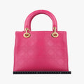 Lady Dior Rose leather 05-MA-1017レディディオール ローズ レッド レザー 05-MA-1017
