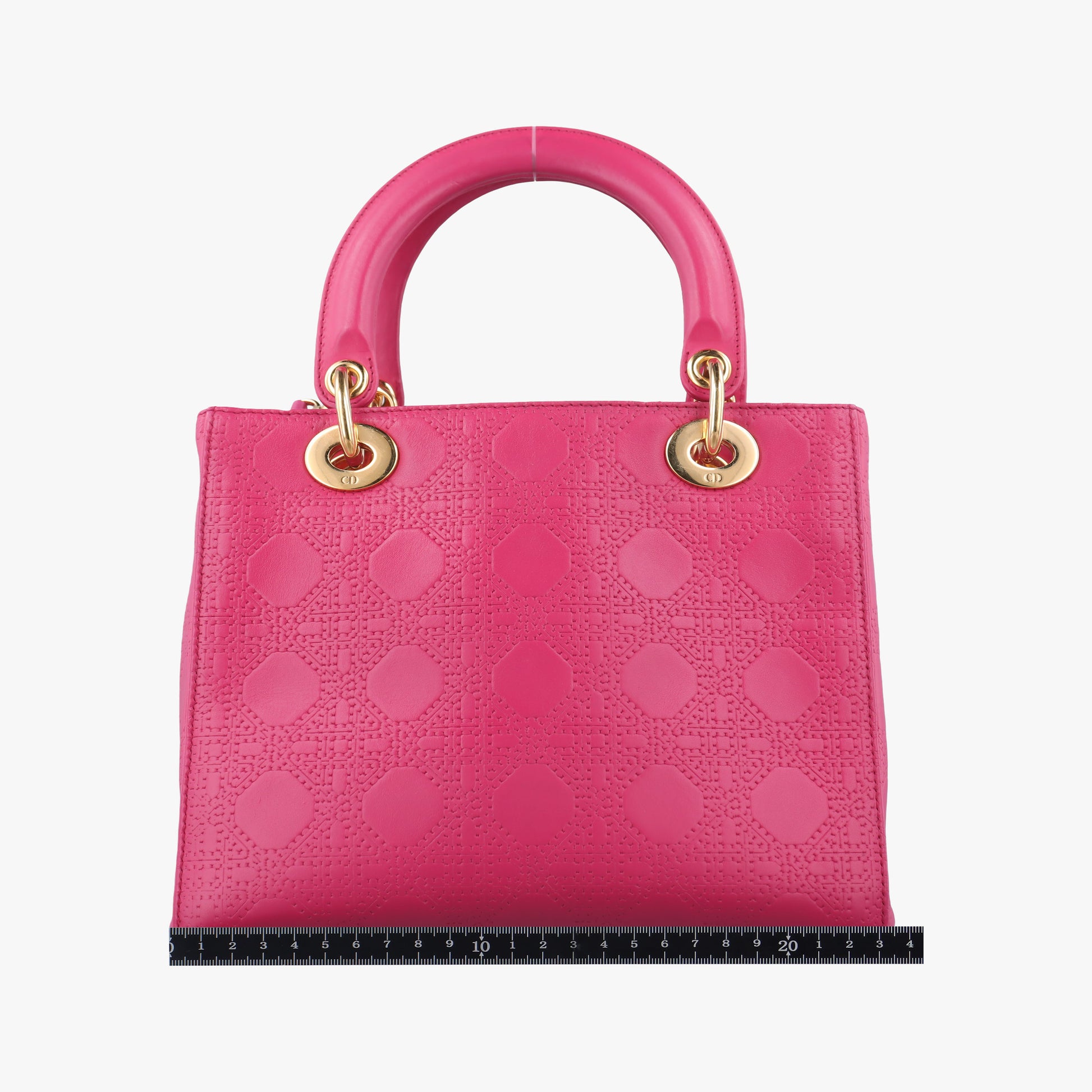 Lady Dior Rose leather 05-MA-1017レディディオール ローズ レッド レザー 05-MA-1017