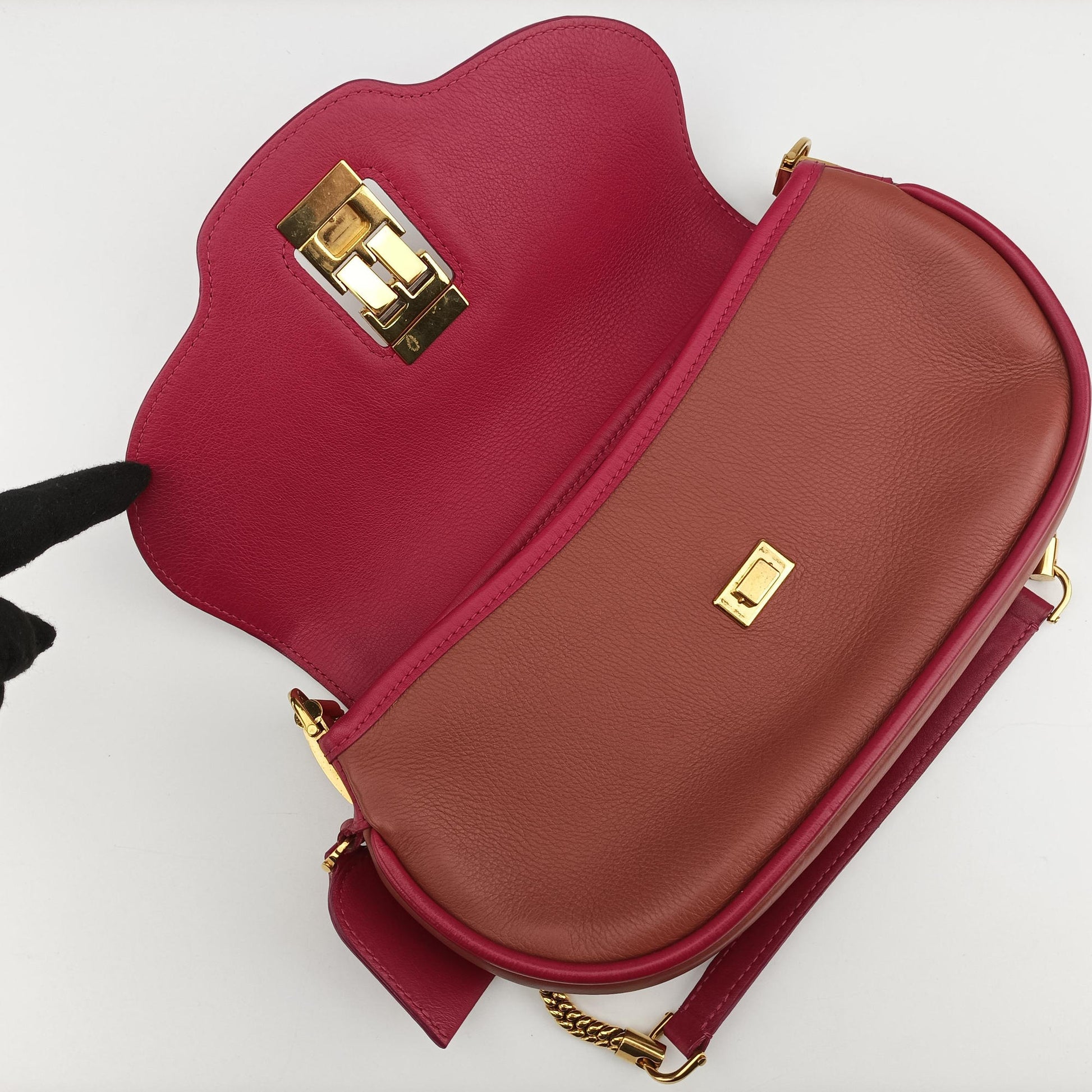 Art Deco Baguette Terre Calfskin Leather TJ0141アートデコ バゲット テール カーフレザー TJ0141