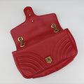 GG Marmont Red Leather 443497 D021852833GGマーモント レッド レザー 443497 D021852833