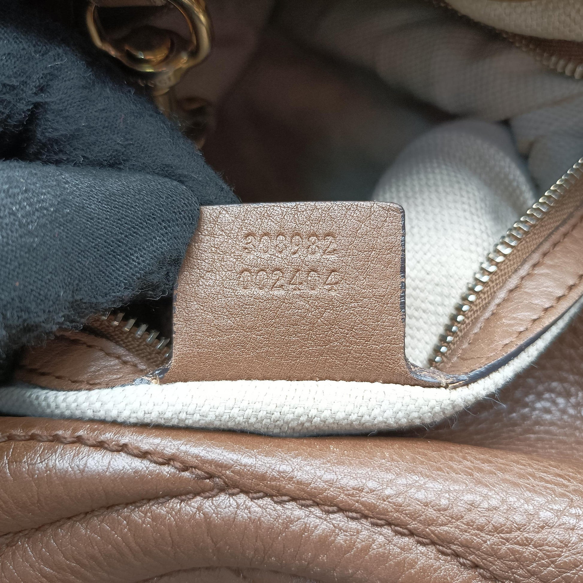 Soho Brown leather 308982 G013211539ソーホー ブラウン レザー 308982 G013211539