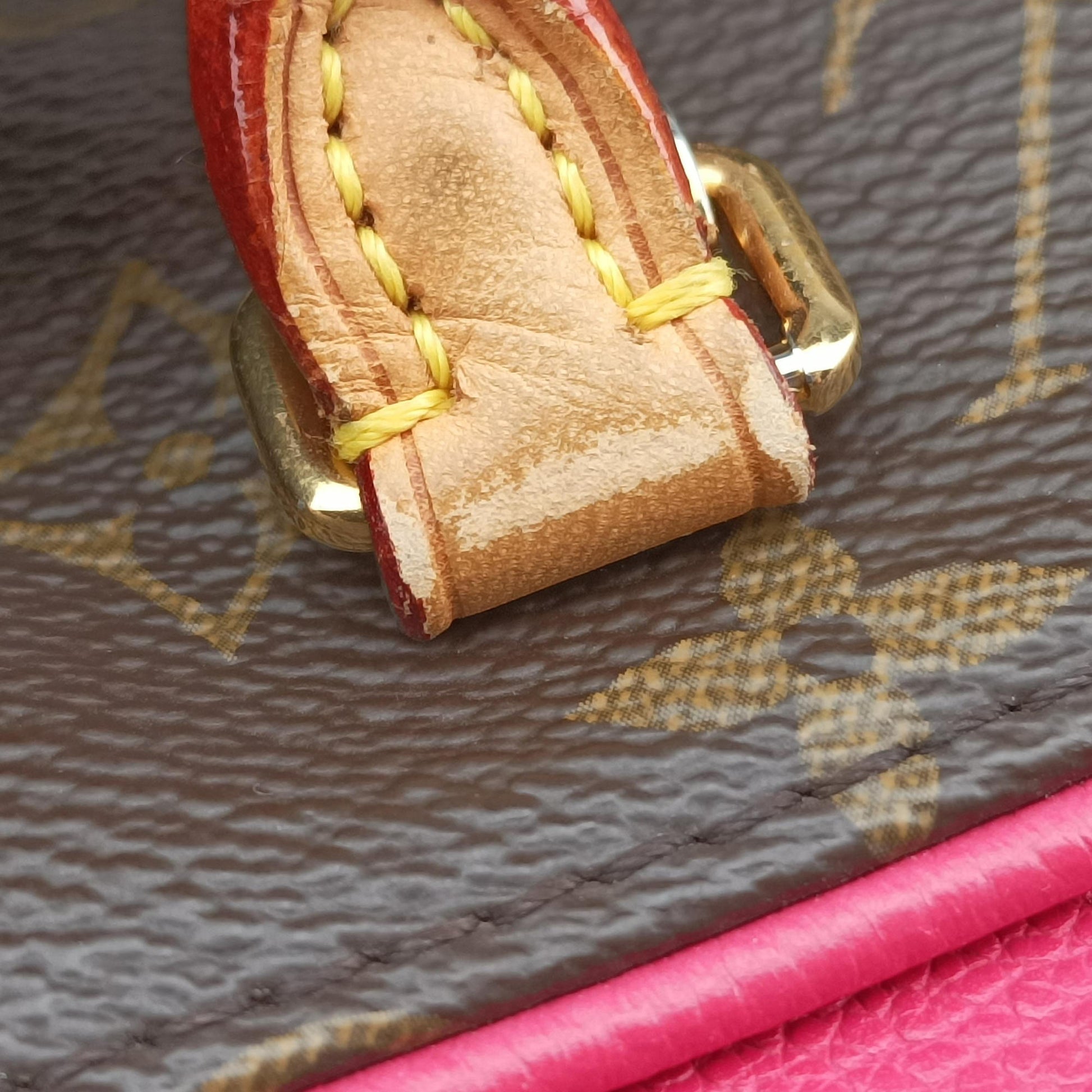 PALLAS brown×CERISE Monogram Canvas×calf leather M41175 SN1144パラス モノグラム/ブラウン×スリーズ モノグラムキャンバス×カーフレザー M41175 SN1144
