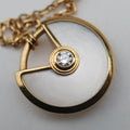 Amulette de Cartier Gold×White AU750 B3047100 KTG470カルティエ アミュレット ゴールド×ホワイト AU750 B3047100 KTG470