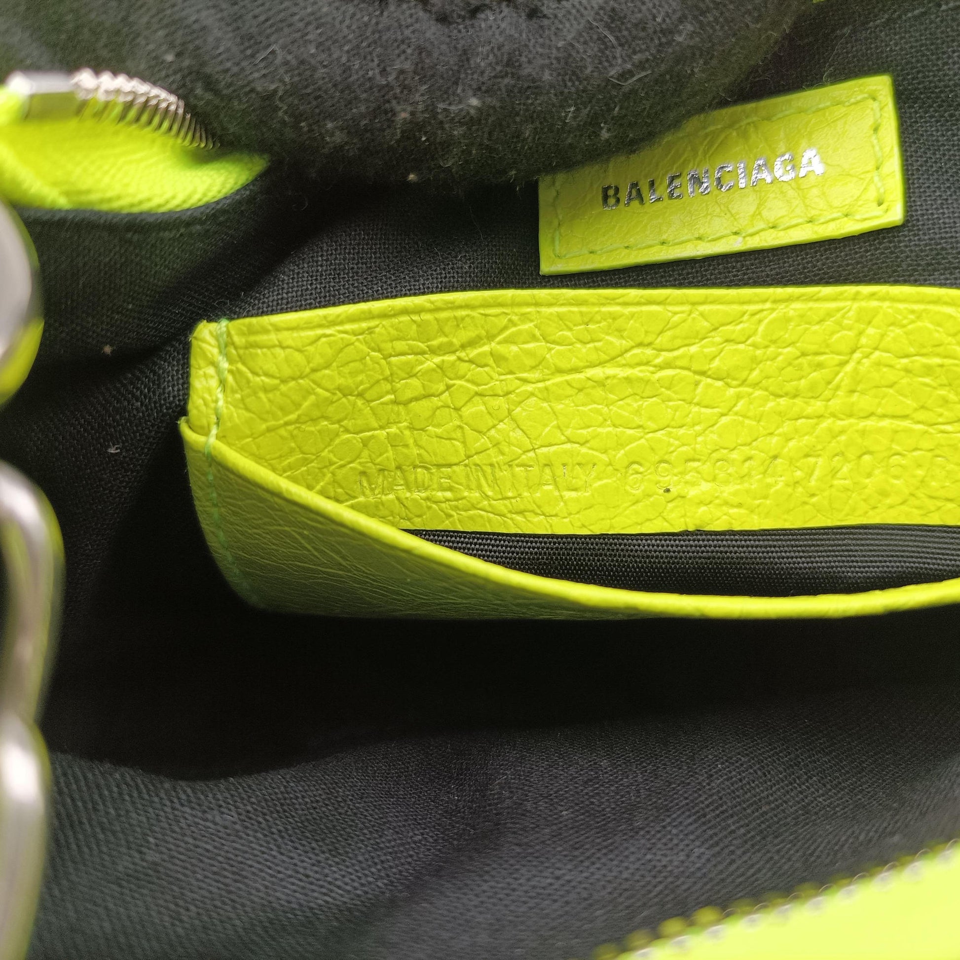 Le Cagole Green lambskin 695814-7206-S-493075ルカゴール グリーン ラムスキン 695814-7206-S-493075