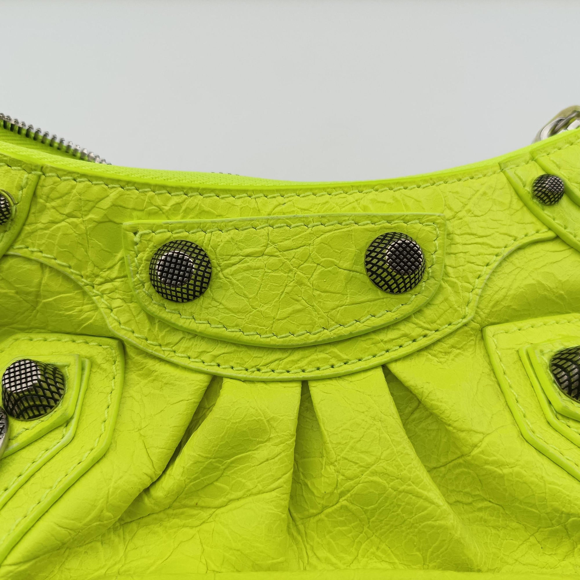 Le Cagole Green lambskin 695814-7206-S-493075ルカゴール グリーン ラムスキン 695814-7206-S-493075