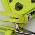 Le Cagole Green lambskin 695814-7206-S-493075ルカゴール グリーン ラムスキン 695814-7206-S-493075