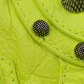 Le Cagole Green lambskin 695814-7206-S-493075ルカゴール グリーン ラムスキン 695814-7206-S-493075