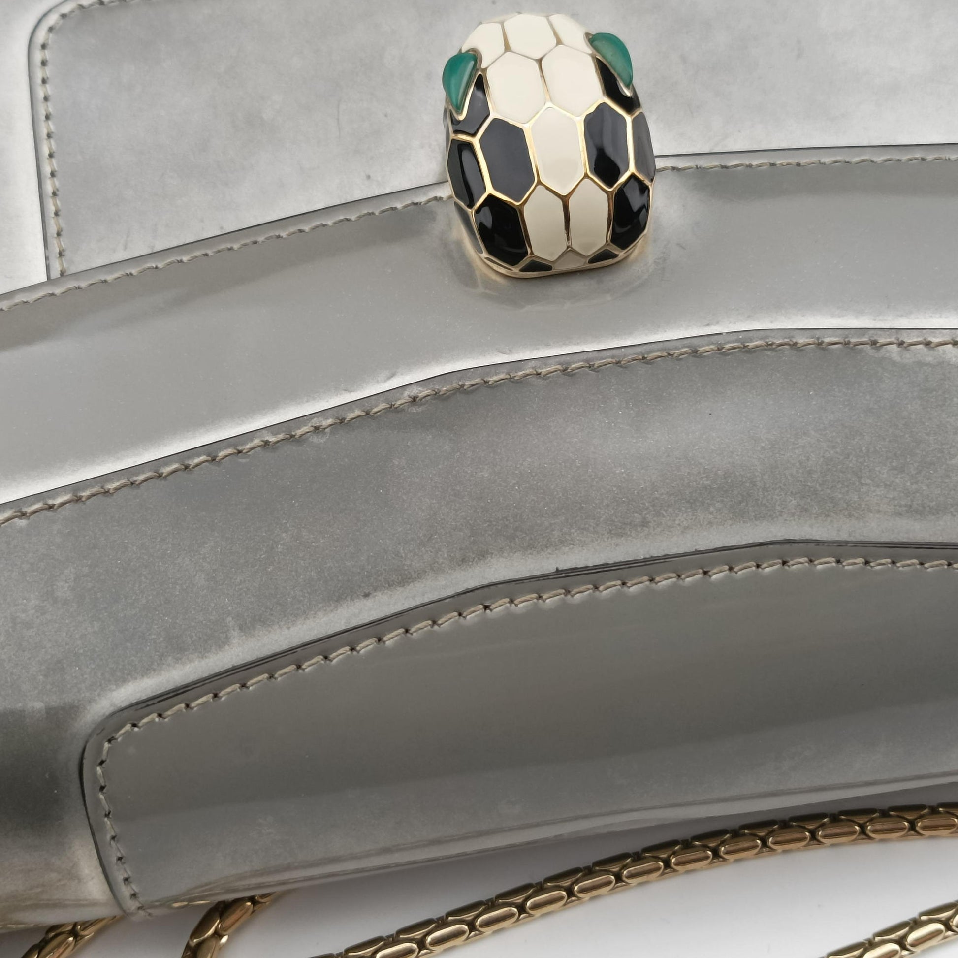SERPENTI FOREVER Silver Enamel AX.F16.39793セルペンティ フォーエバー シルバー エナメル AX.F16.39793