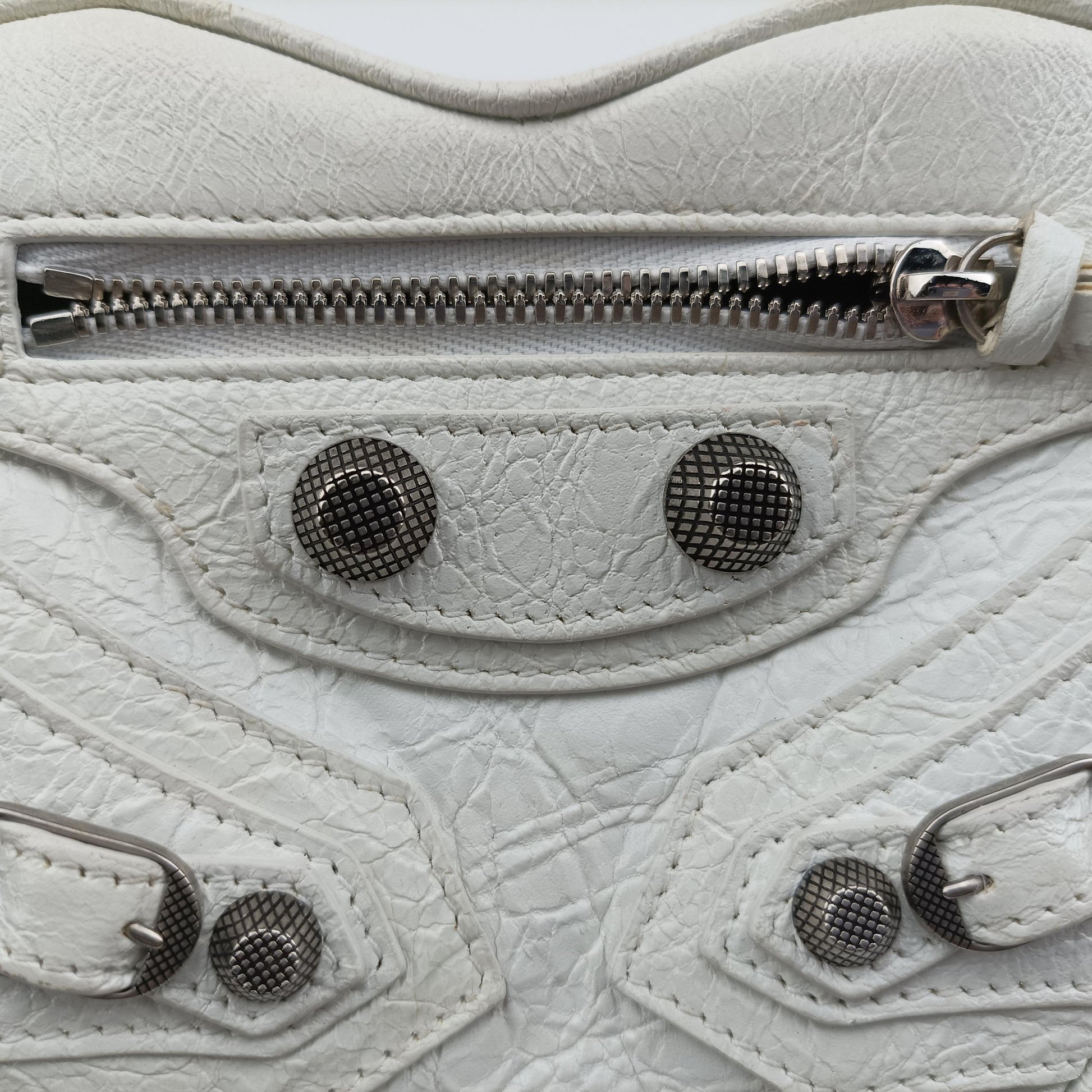 Le Cagole Heart Mini White lambskin 722781.9104.P.000959ル カゴーレ ハートミニ ホワイト ラムスキン 722781.9104.P.000959