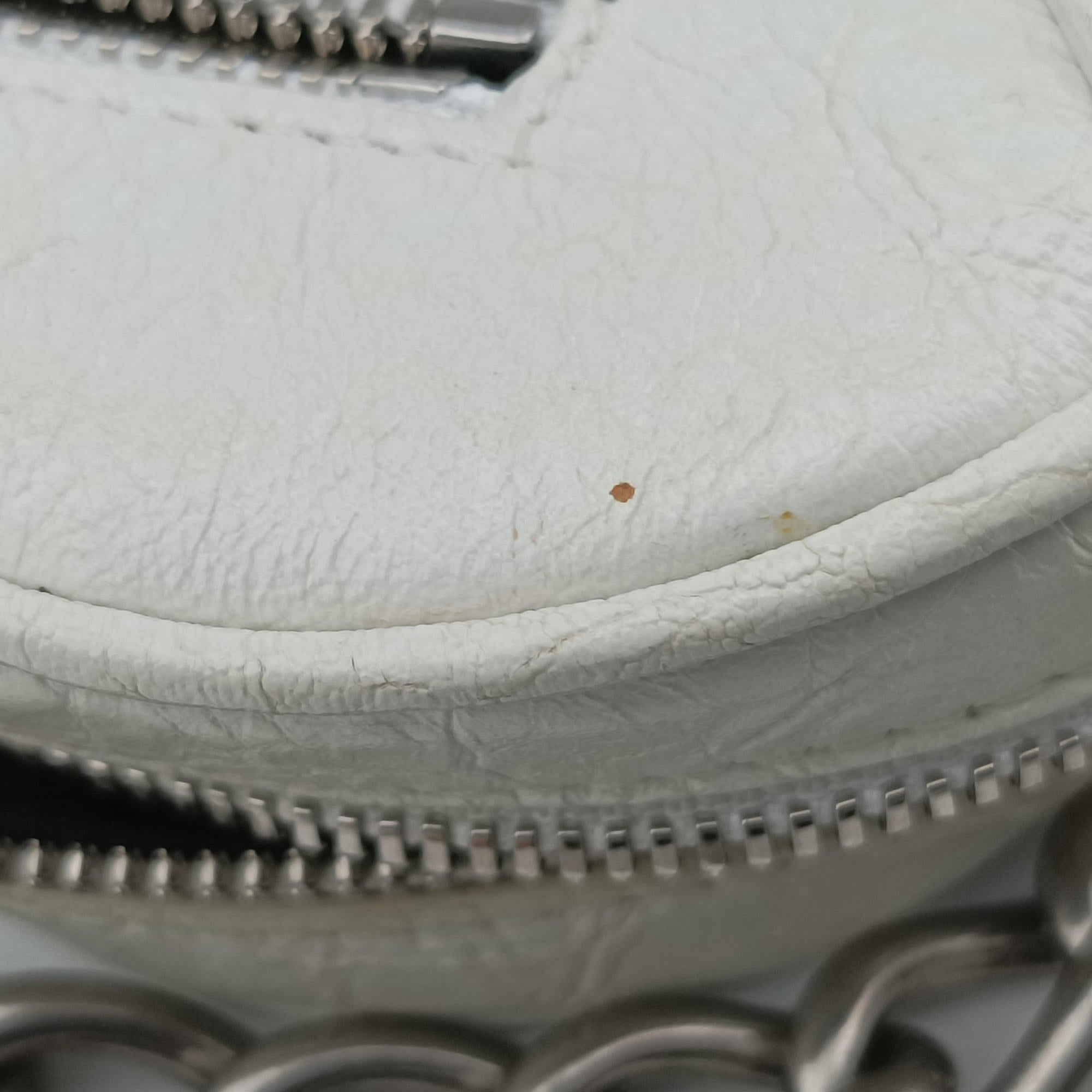 Le Cagole Heart Mini White lambskin 722781.9104.P.000959ル カゴーレ ハートミニ ホワイト ラムスキン 722781.9104.P.000959
