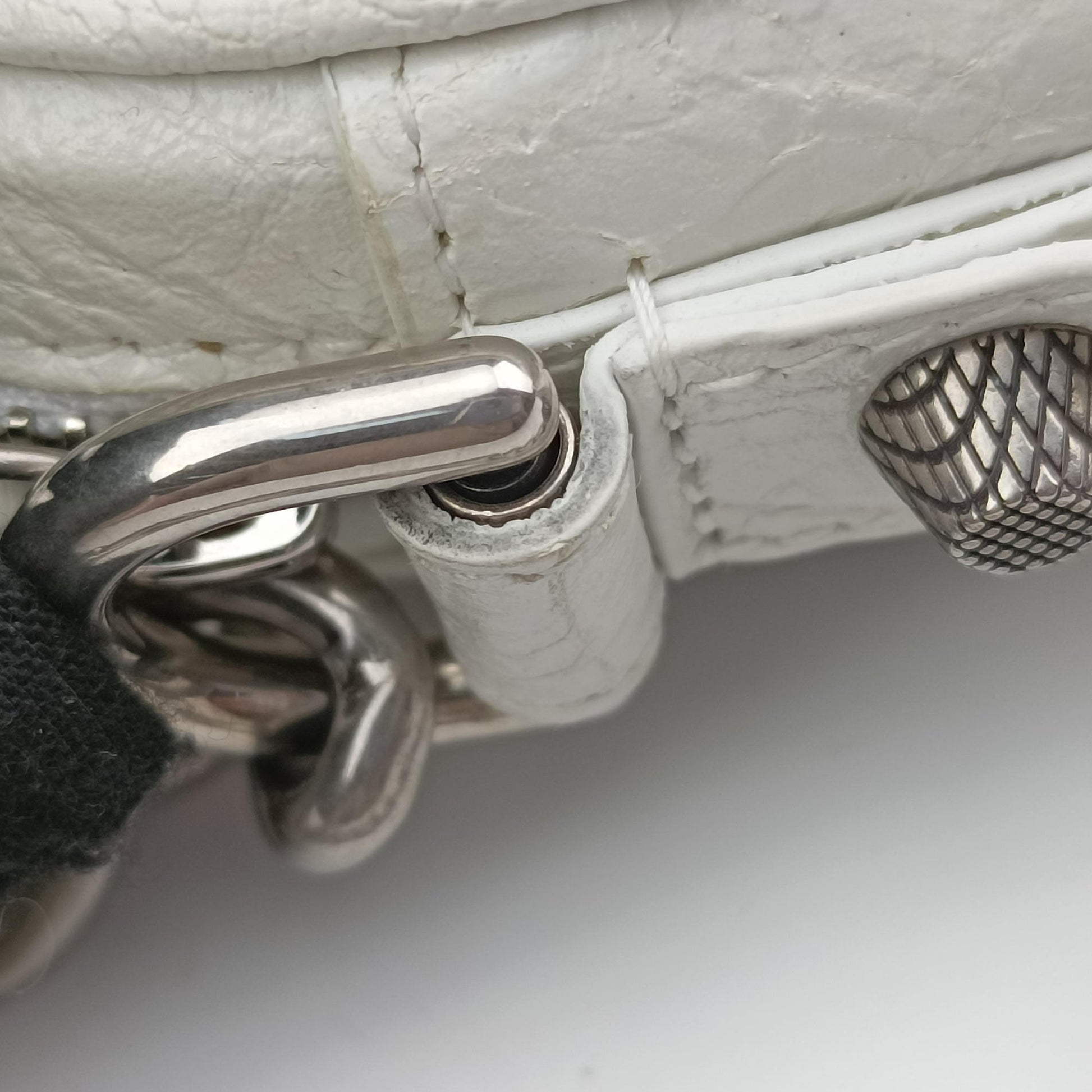 Le Cagole Heart Mini White lambskin 722781.9104.P.000959ル カゴーレ ハートミニ ホワイト ラムスキン 722781.9104.P.000959