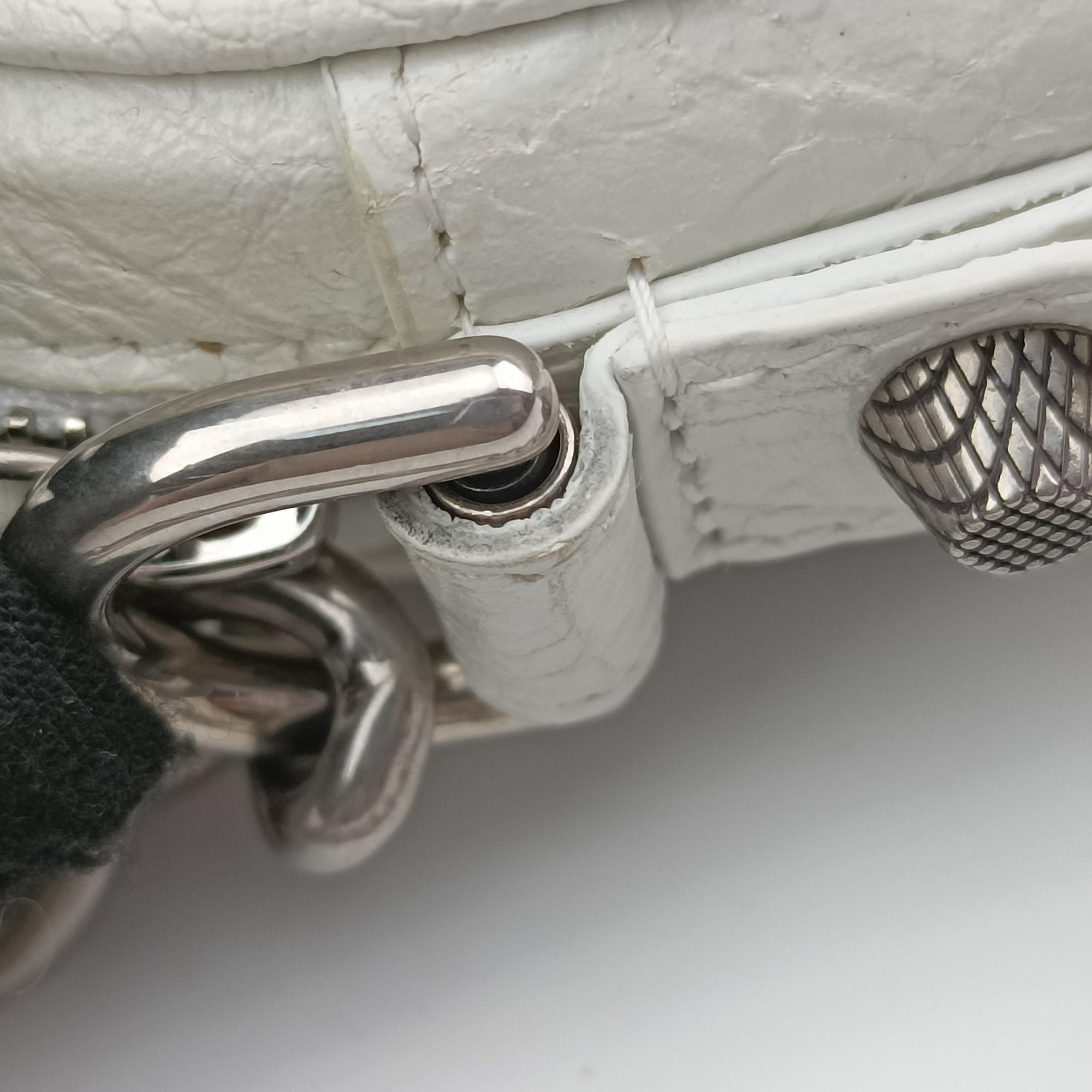 Le Cagole Heart Mini White lambskin 722781.9104.P.000959ル カゴーレ ハートミニ ホワイト ラムスキン 722781.9104.P.000959