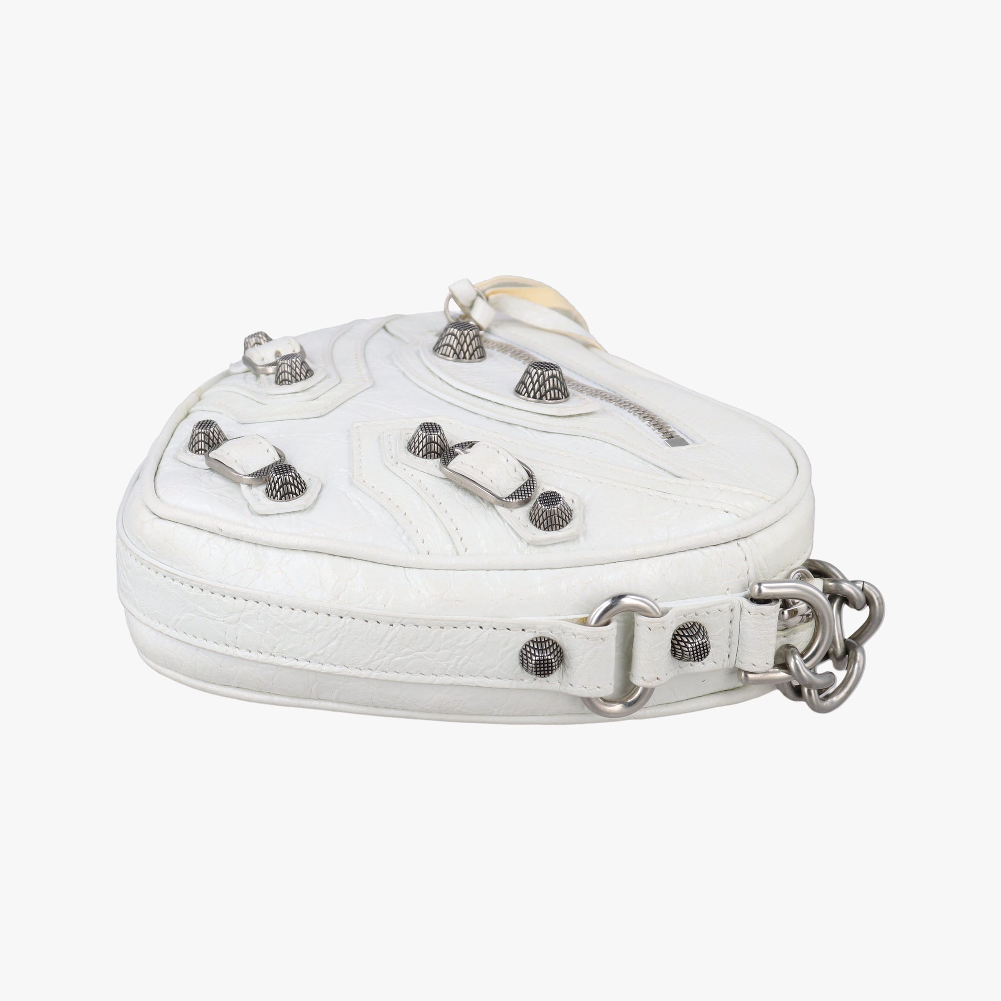 Le Cagole Heart Mini White lambskin 722781.9104.P.000959ル カゴーレ ハートミニ ホワイト ラムスキン 722781.9104.P.000959
