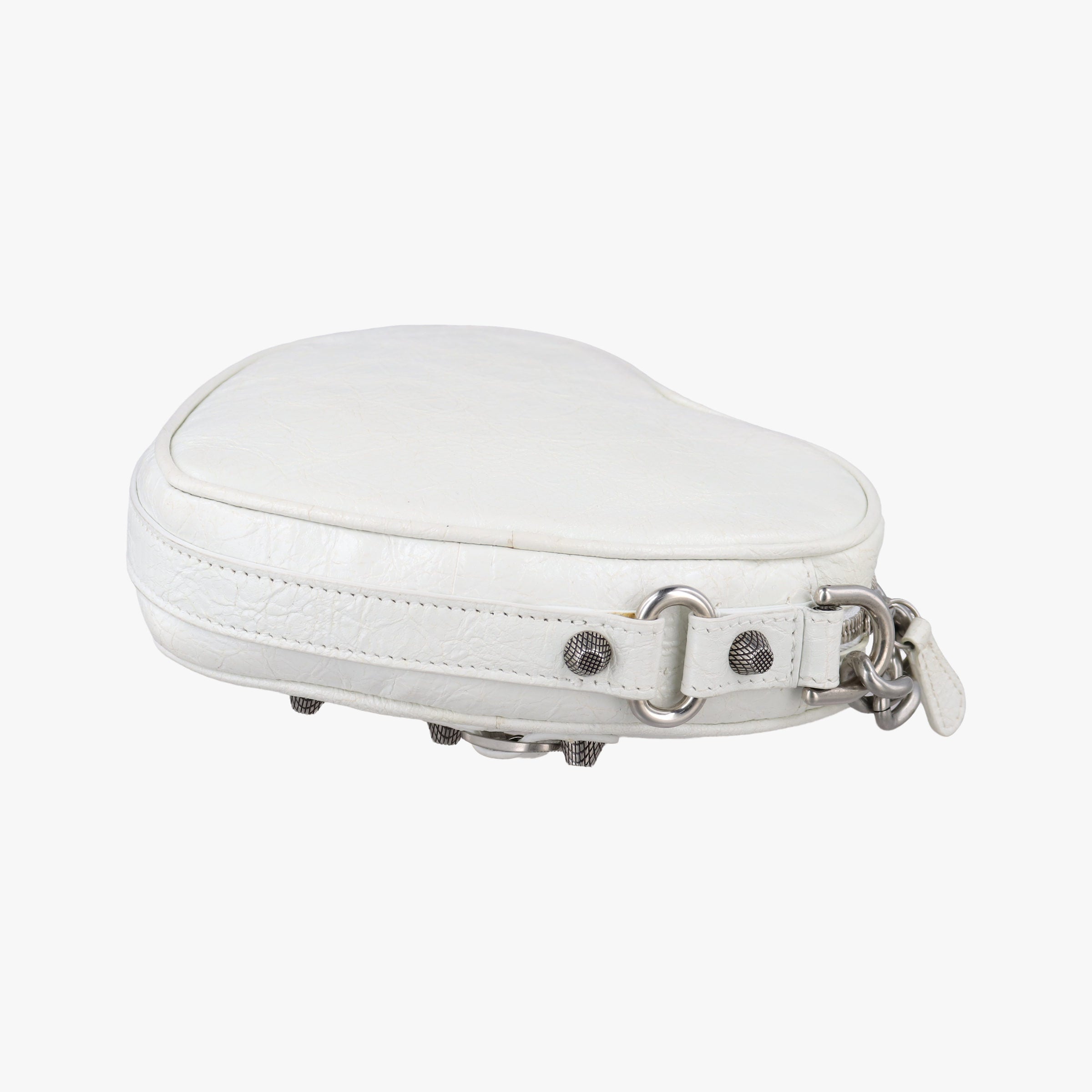 Le Cagole Heart Mini White lambskin 722781.9104.P.000959ル カゴーレ ハートミニ ホワイト ラムスキン 722781.9104.P.000959