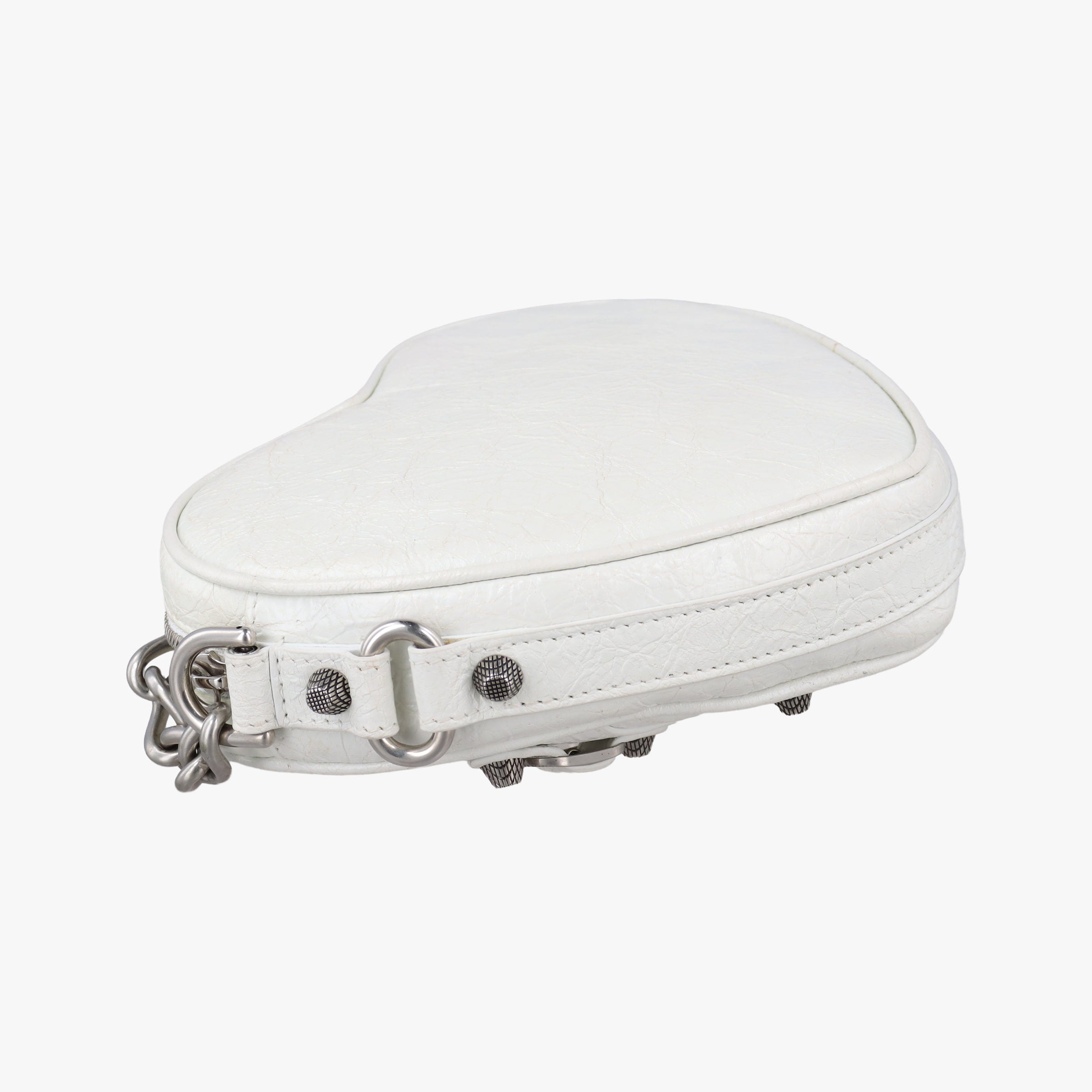 Le Cagole Heart Mini White lambskin 722781.9104.P.000959ル カゴーレ ハートミニ ホワイト ラムスキン 722781.9104.P.000959