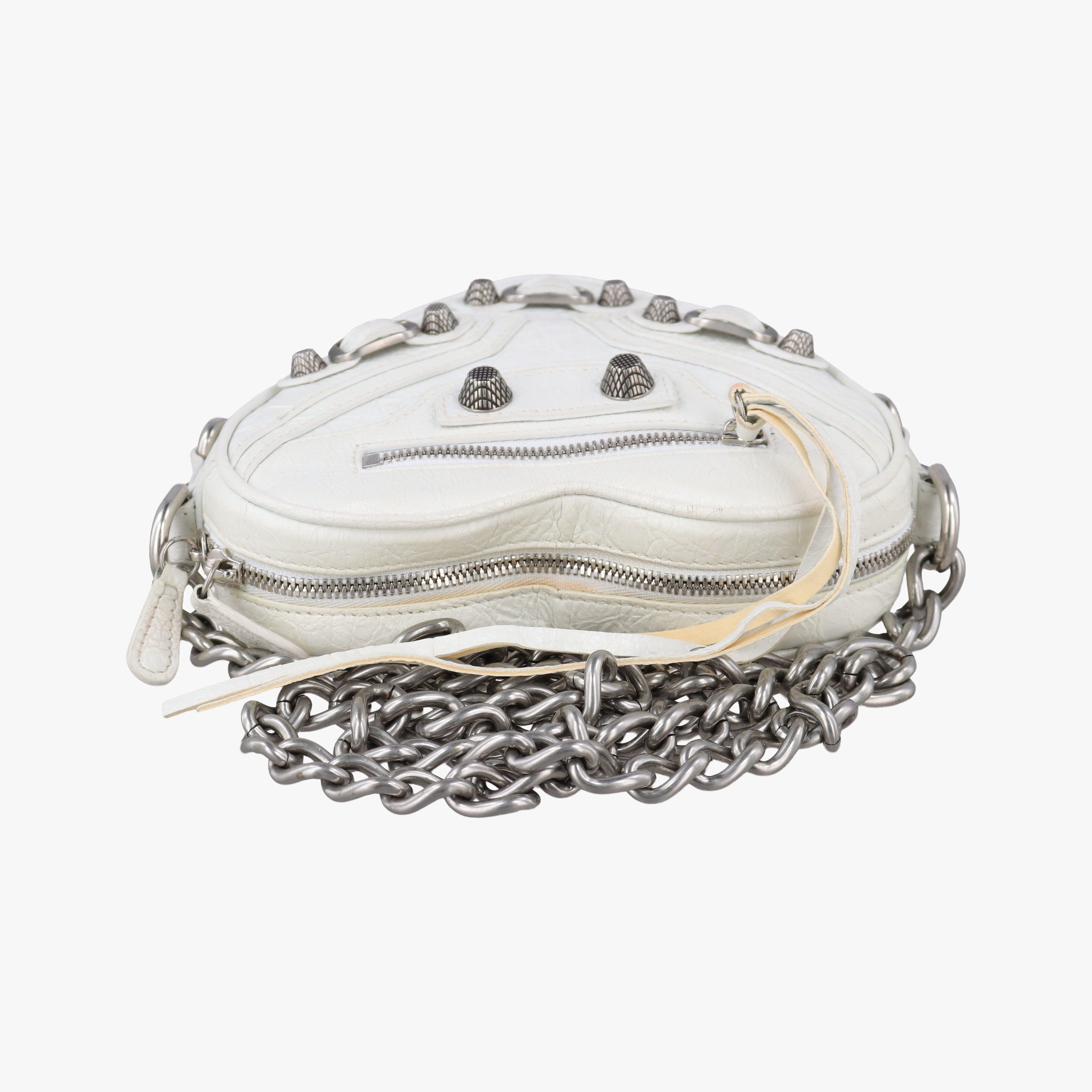 Le Cagole Heart Mini White lambskin 722781.9104.P.000959ル カゴーレ ハートミニ ホワイト ラムスキン 722781.9104.P.000959