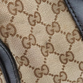 Sherry Line Beige×green×red×Brown canvas×leather 247205 E014989970シェリーライン ベージュ×グリーン×レッド×ブラウン キャンバス×レザー 247205 E014989970
