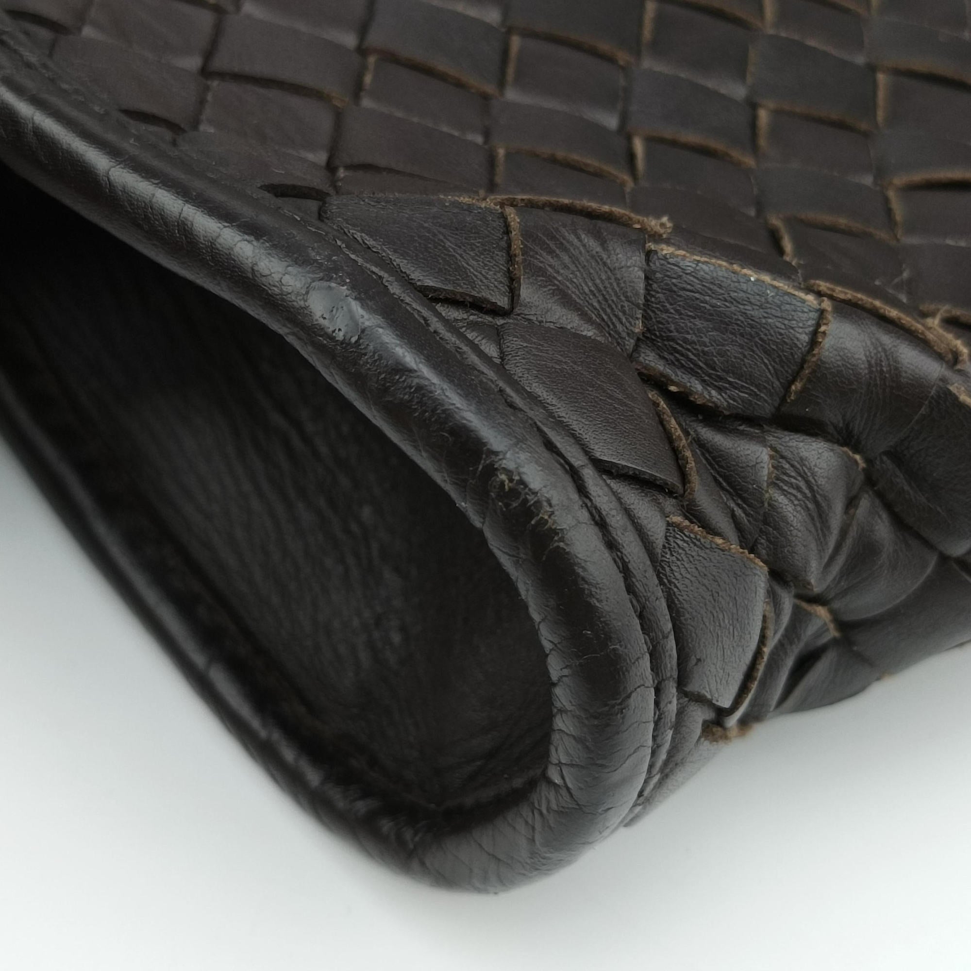 Intrecciato Brown lambskin B02427241Eイントレチャート ブラウン ラムスキン B02427241E