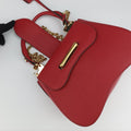 Sidonie Red Saffiano Leather 1BN005 7/Dシドニー  レッド サフィアーノレザー 1BN005 7/D