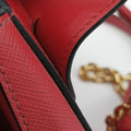 Sidonie Red Saffiano Leather 1BN005 7/Dシドニー  レッド サフィアーノレザー 1BN005 7/D