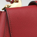 Sidonie Red Saffiano Leather 1BN005 7/Dシドニー  レッド サフィアーノレザー 1BN005 7/D