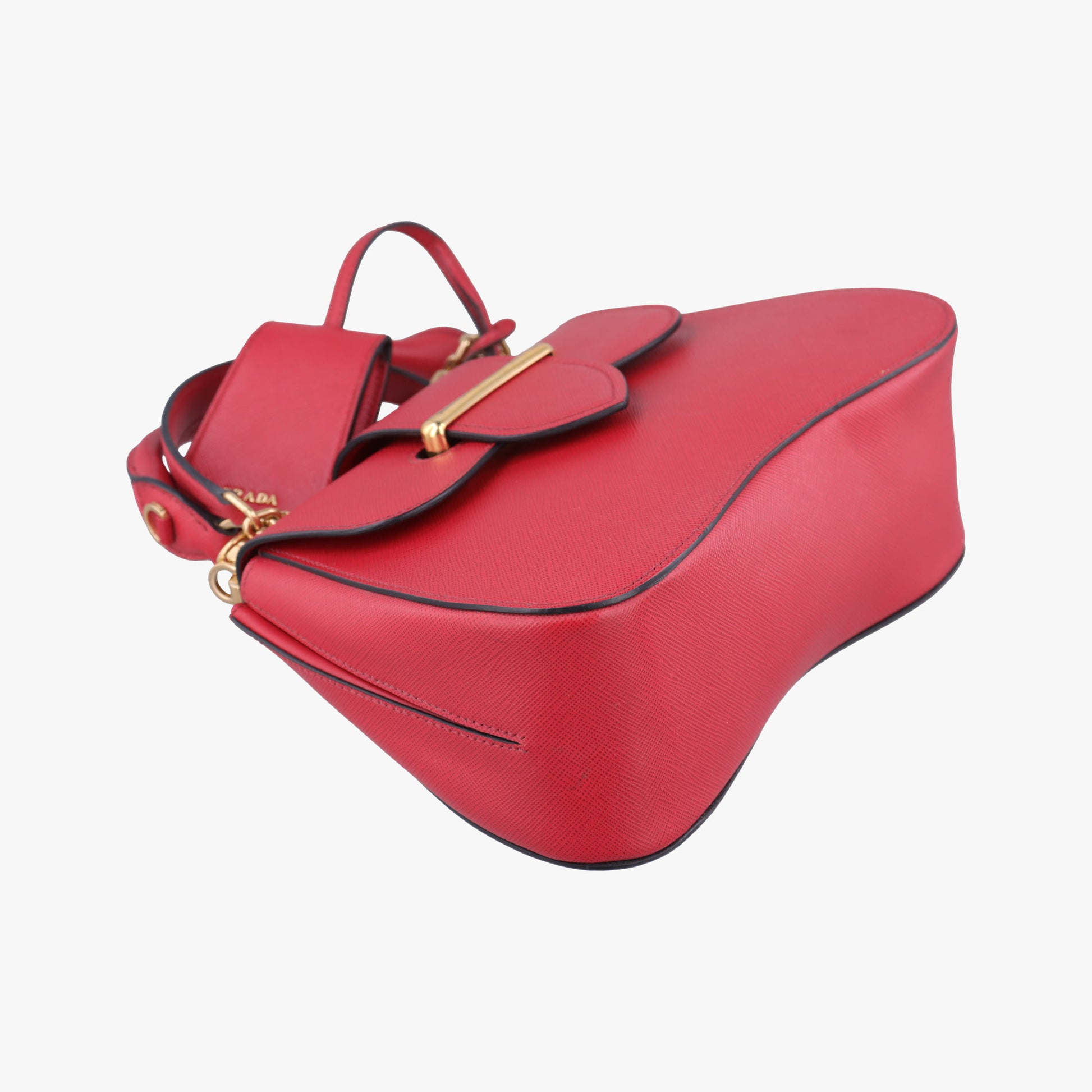 Sidonie Red Saffiano Leather 1BN005 7/Dシドニー  レッド サフィアーノレザー 1BN005 7/D