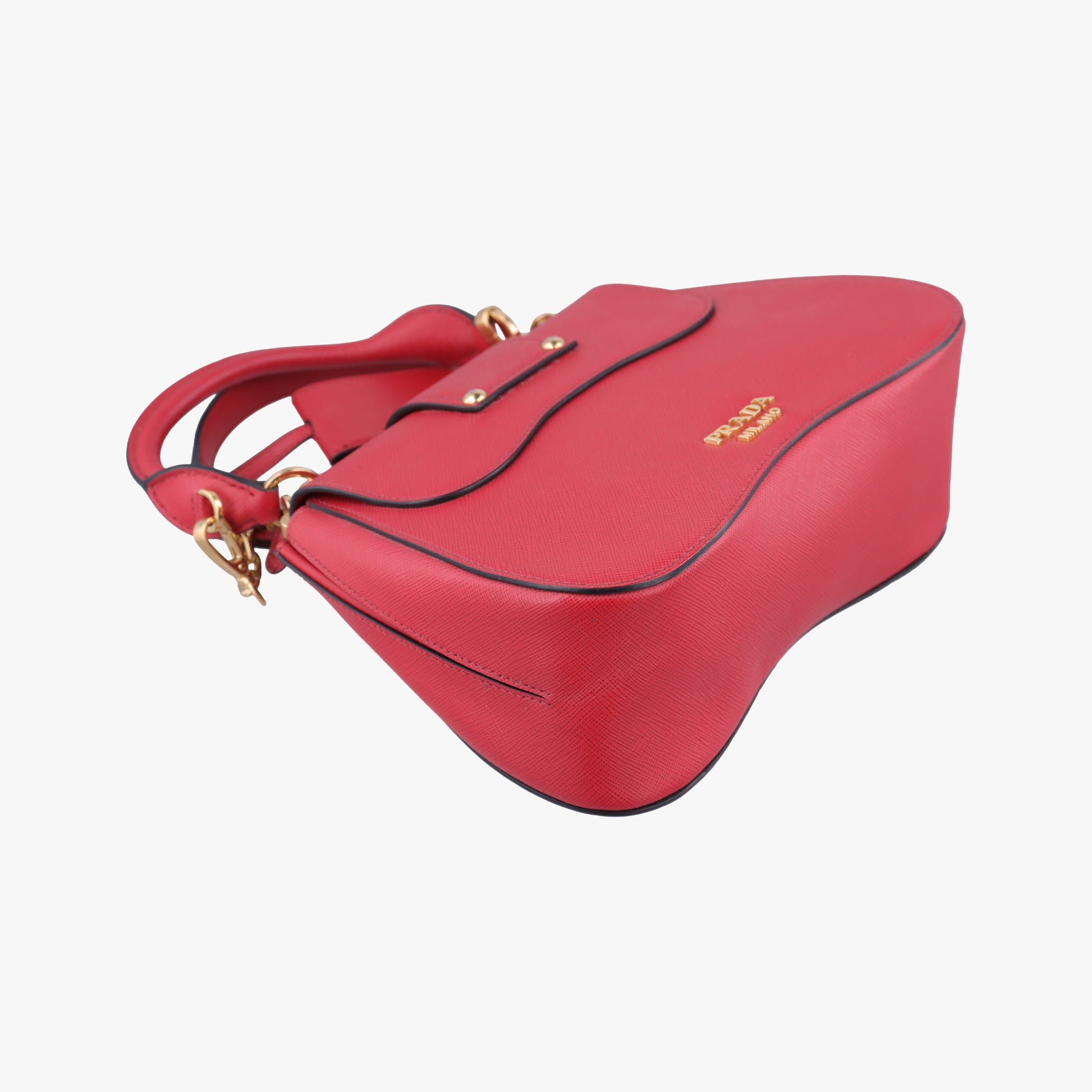 Sidonie Red Saffiano Leather 1BN005 7/Dシドニー  レッド サフィアーノレザー 1BN005 7/D