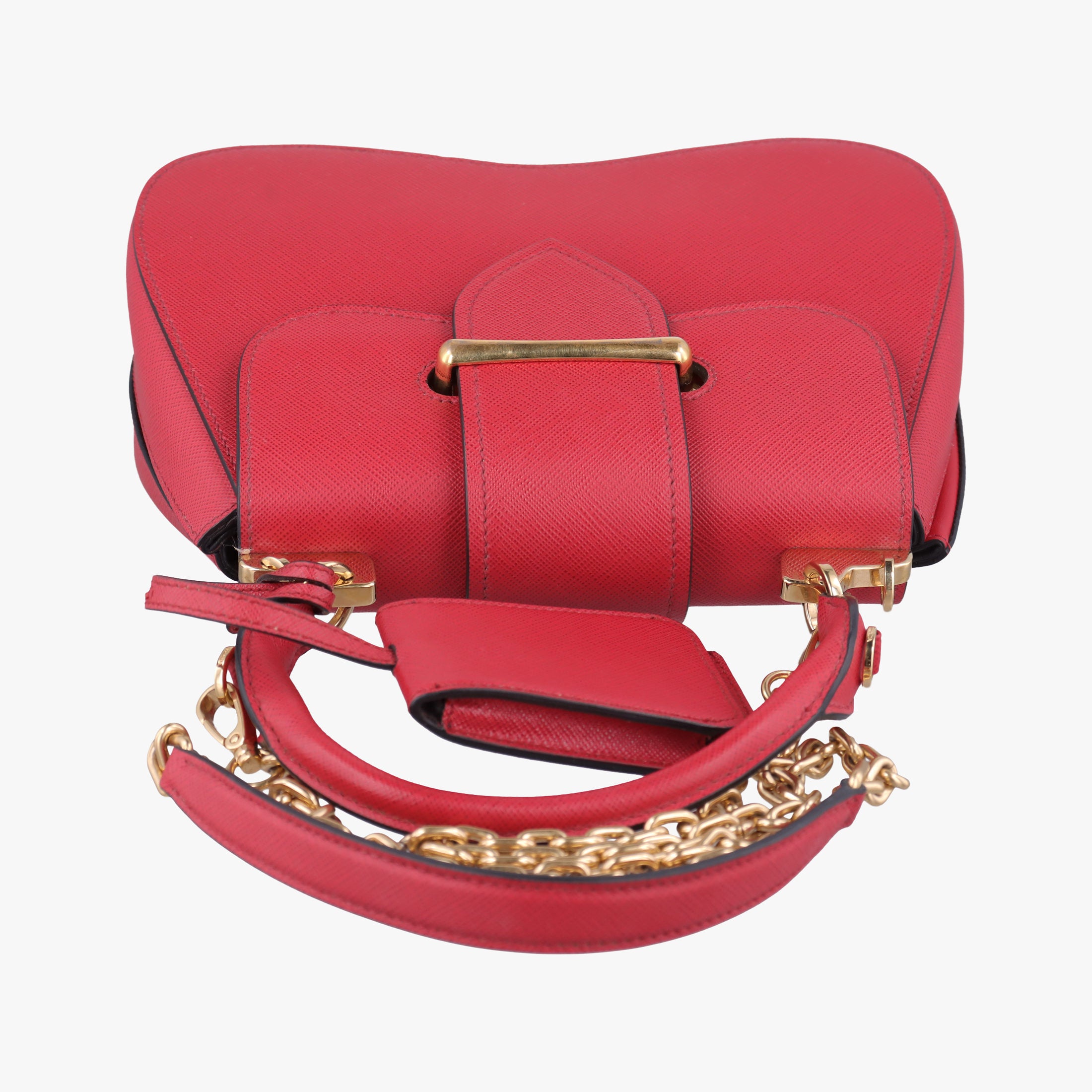 Sidonie Red Saffiano Leather 1BN005 7/Dシドニー  レッド サフィアーノレザー 1BN005 7/D