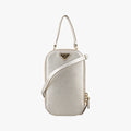 Triangle logo Golden Saffiano Leather 1DH030 85トライアングルロゴ ゴールド サフィアーノレザー 1DH030 85