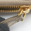 Triangle logo Golden Saffiano Leather 1DH030 85トライアングルロゴ ゴールド サフィアーノレザー 1DH030 85