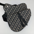 Saddlebags Gray×Navy×Black Jacquard×Leather 16-BO-0252サドルバッグ グレー×ネイビー×ブラック ジャガード×レザー 16-BO-0252