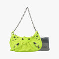 Le Cagole Green lambskin 695814.7206.R.493075ルカゴール グリーン ラムスキン 695814.7206.R.493075