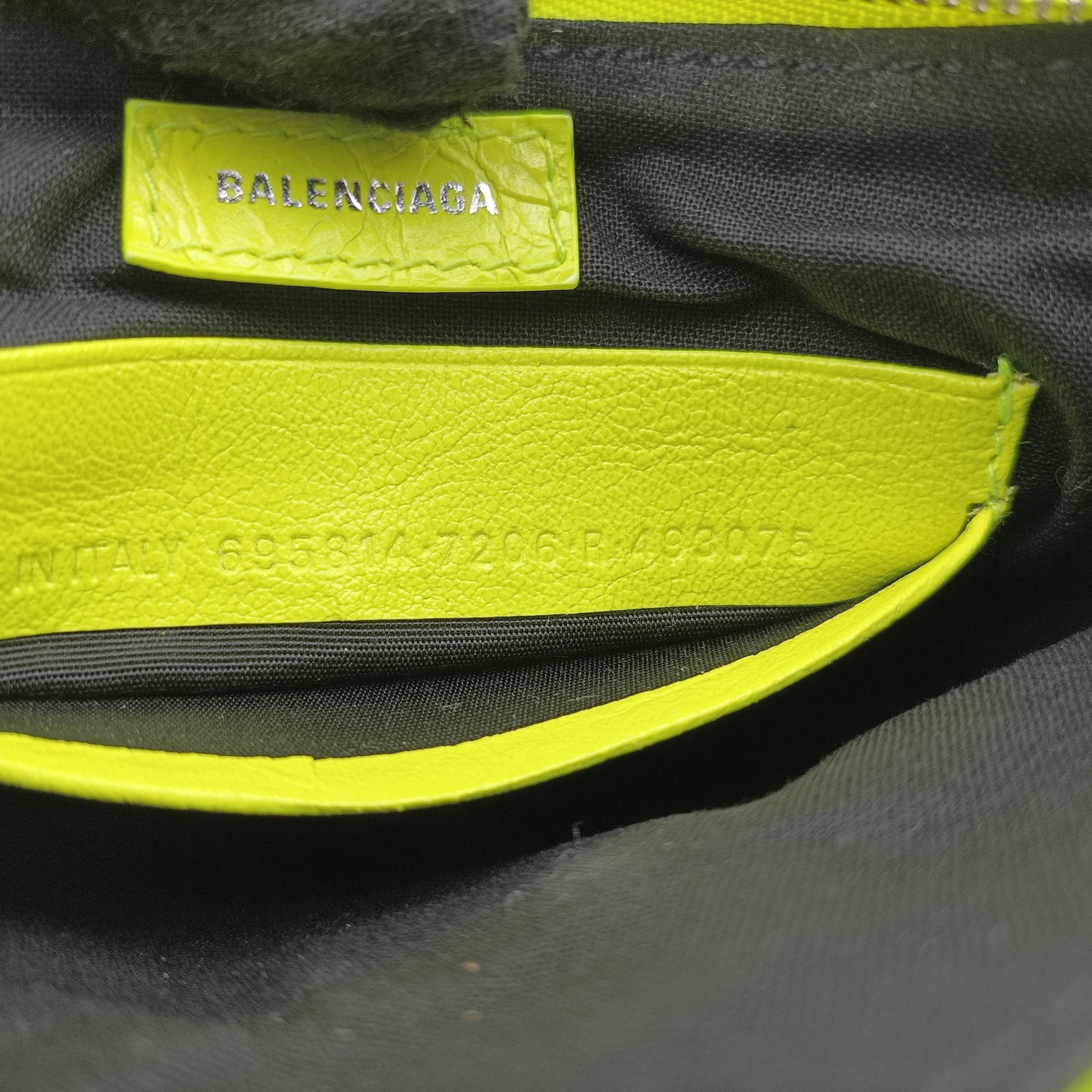 Le Cagole Green lambskin 695814.7206.R.493075ルカゴール グリーン ラムスキン 695814.7206.R.493075
