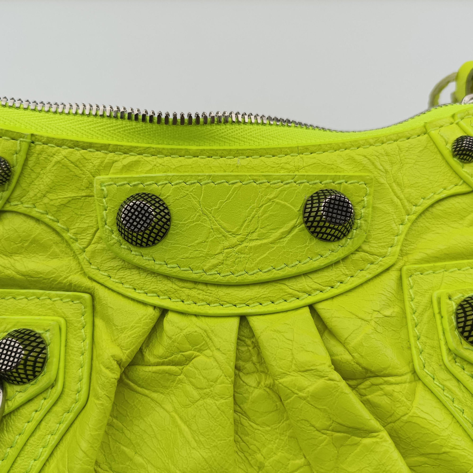 Le Cagole Green lambskin 695814.7206.R.493075ルカゴール グリーン ラムスキン 695814.7206.R.493075