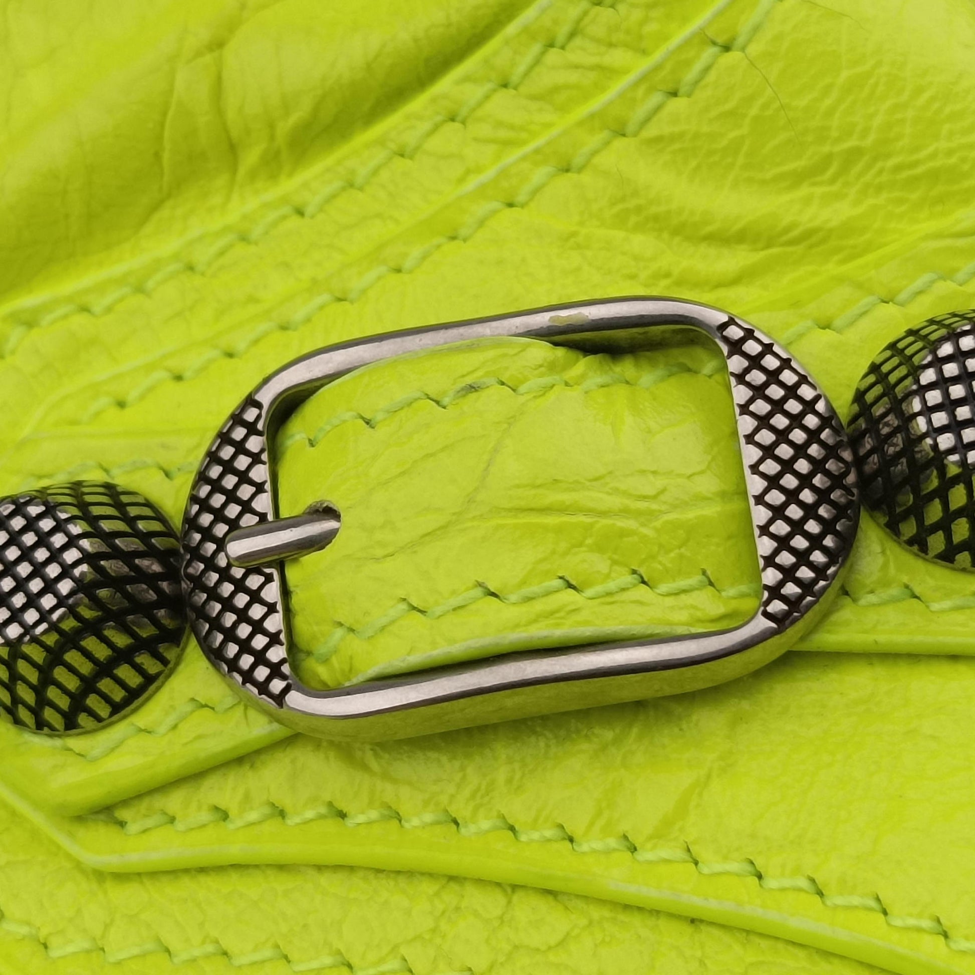 Le Cagole Green lambskin 695814.7206.R.493075ルカゴール グリーン ラムスキン 695814.7206.R.493075