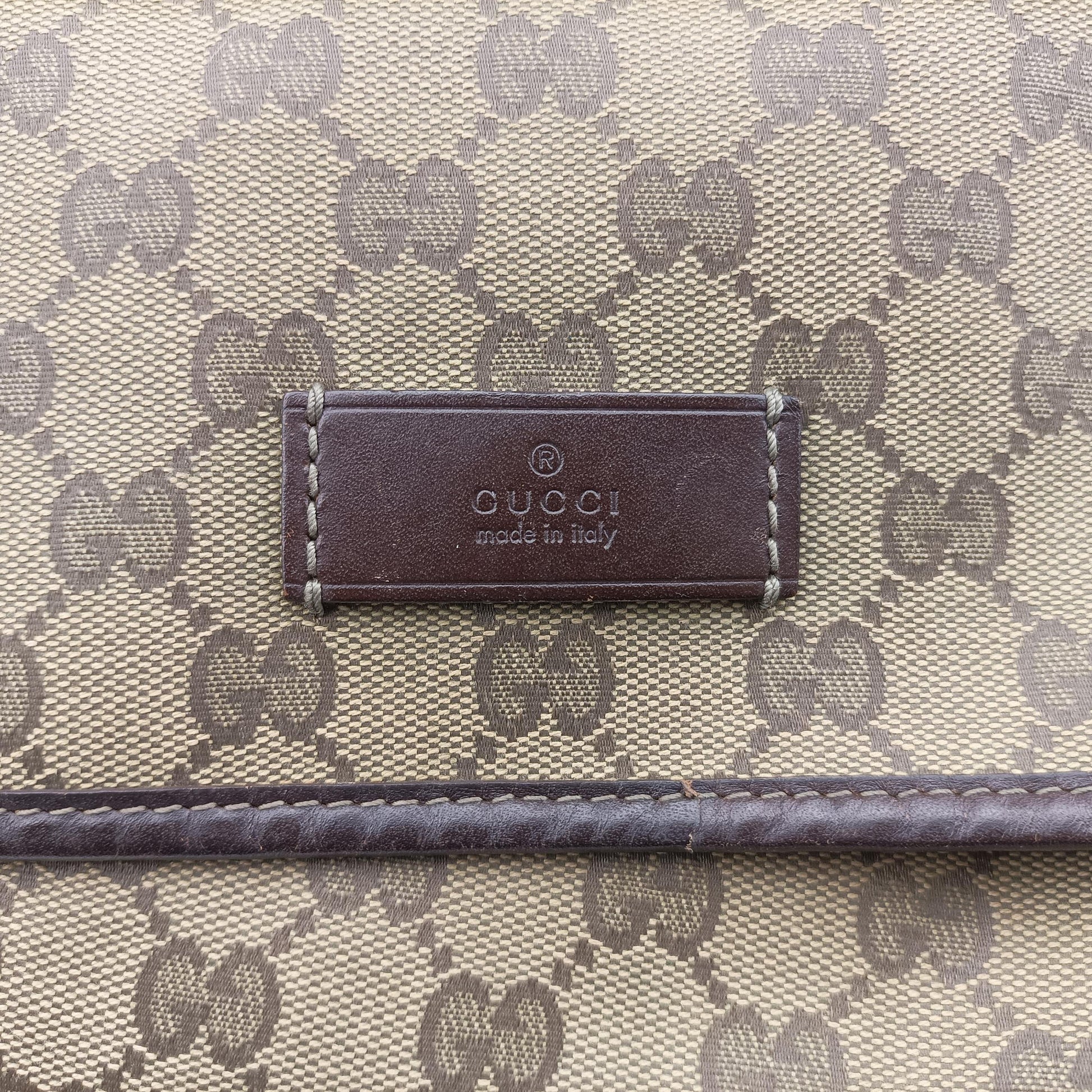 GG Supreme DiaperBag Brown canvas 233052 G8284728GGスプリーム マザーズバッグ ブラウン キャンバス 233052 G8284728