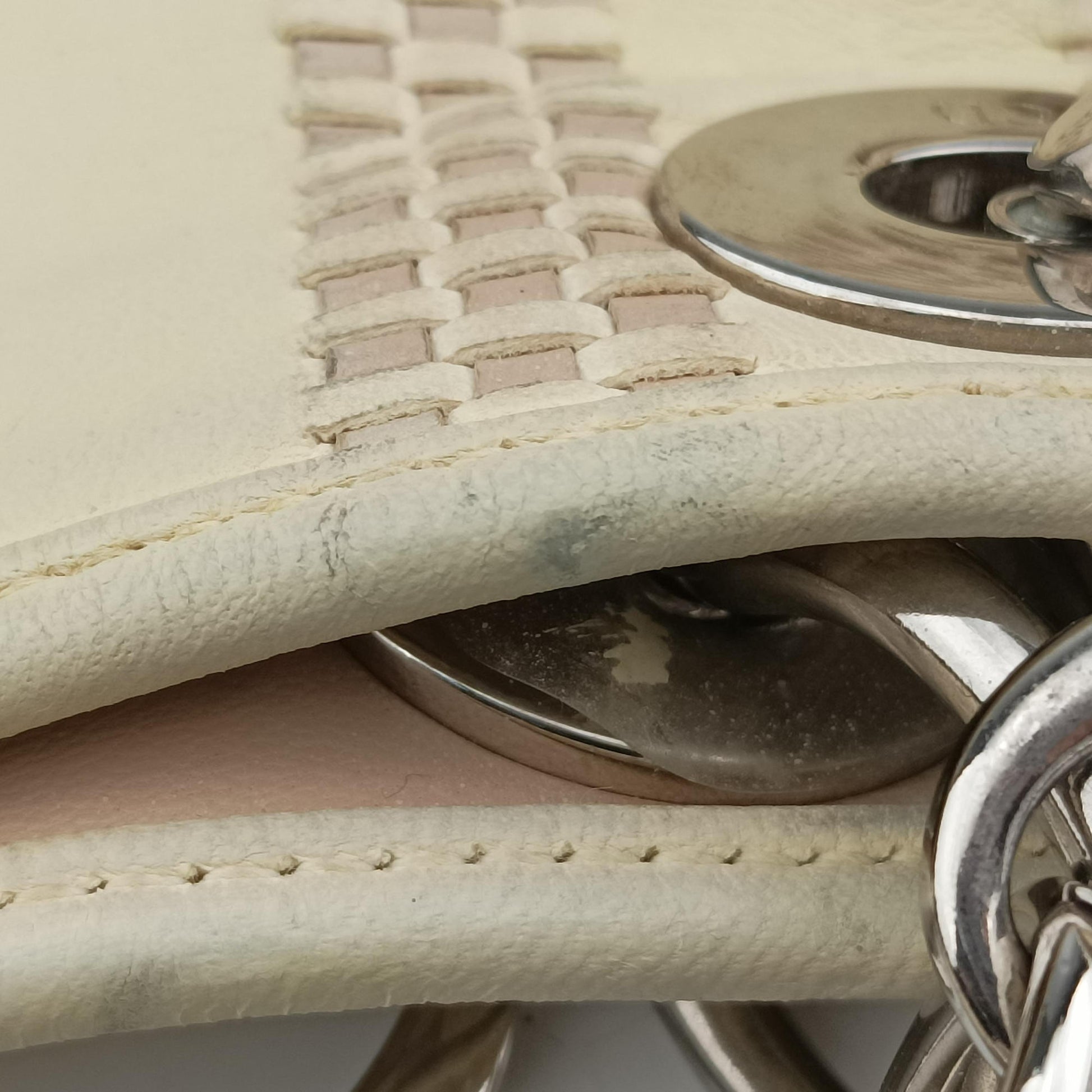 Soft Lady Dior Beige Leather 96-MA-1018レディ ディオール ソフト ベージュ レザー 96-MA-1018