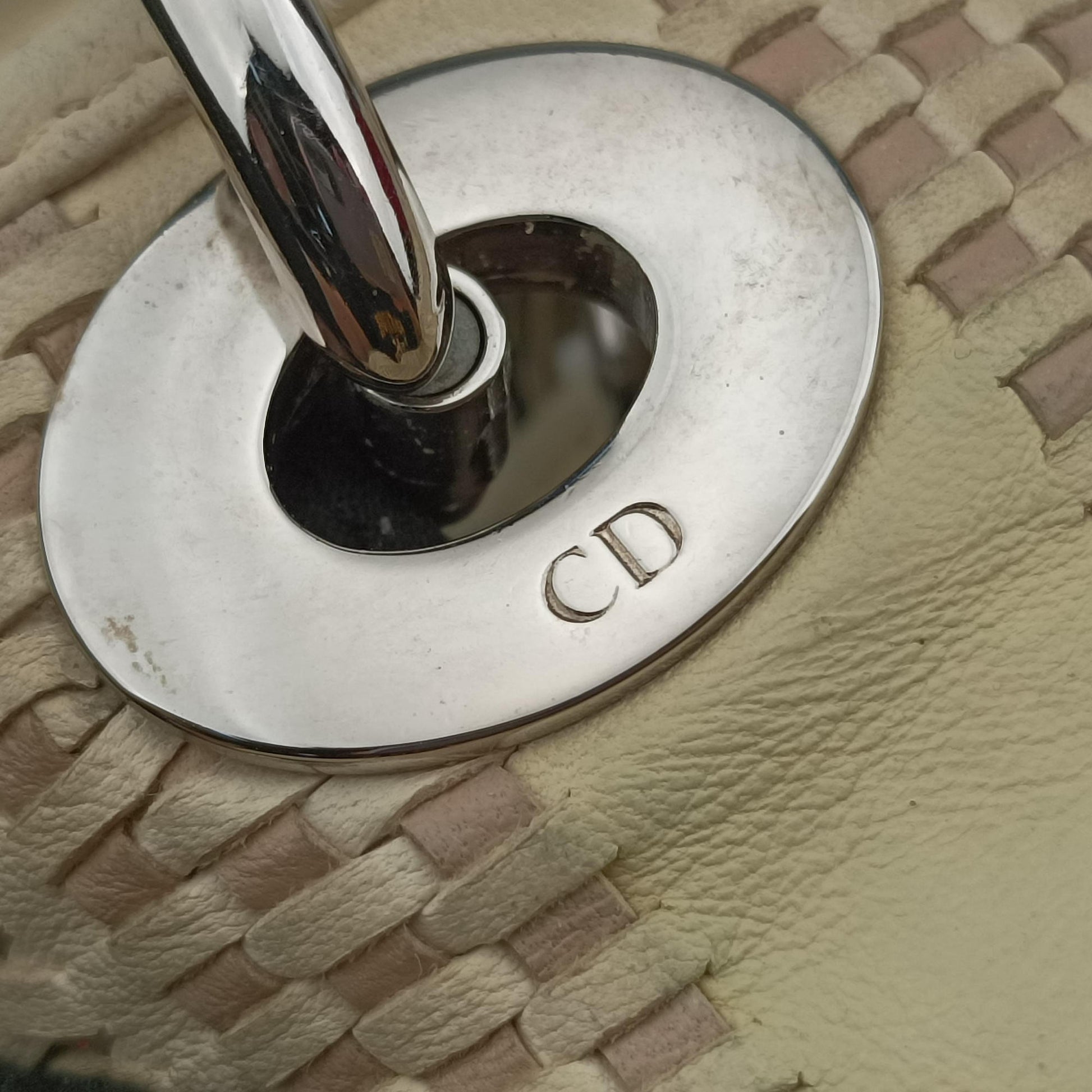 Soft Lady Dior Beige Leather 96-MA-1018レディ ディオール ソフト ベージュ レザー 96-MA-1018