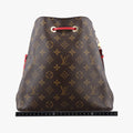 NeoNoe BrownxCoquelicot Monogram CanvasxLeather M44021 NZ0158ネオノエ モノグラム/ブラウンxコクリコ モノグラム キャンバスxレザー M44021 NZ0158