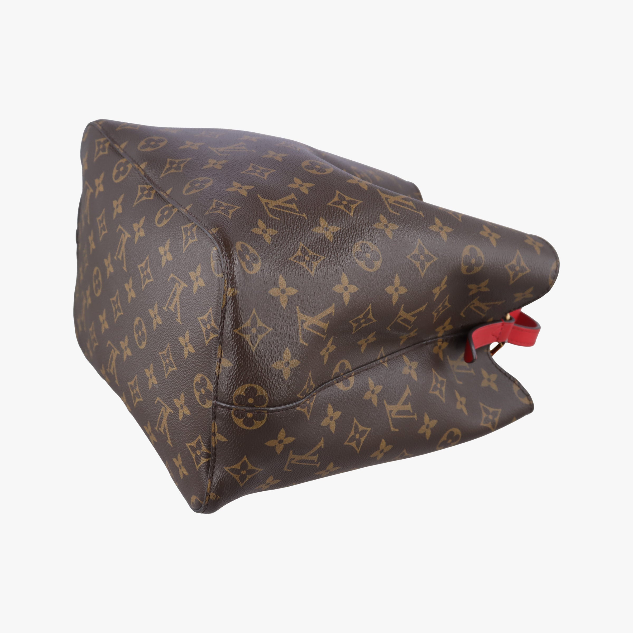 NeoNoe BrownxCoquelicot Monogram CanvasxLeather M44021 NZ0158ネオノエ モノグラム/ブラウンxコクリコ モノグラム キャンバスxレザー M44021 NZ0158