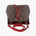 NeoNoe BrownxCoquelicot Monogram CanvasxLeather M44021 NZ0158ネオノエ モノグラム/ブラウンxコクリコ モノグラム キャンバスxレザー M44021 NZ0158