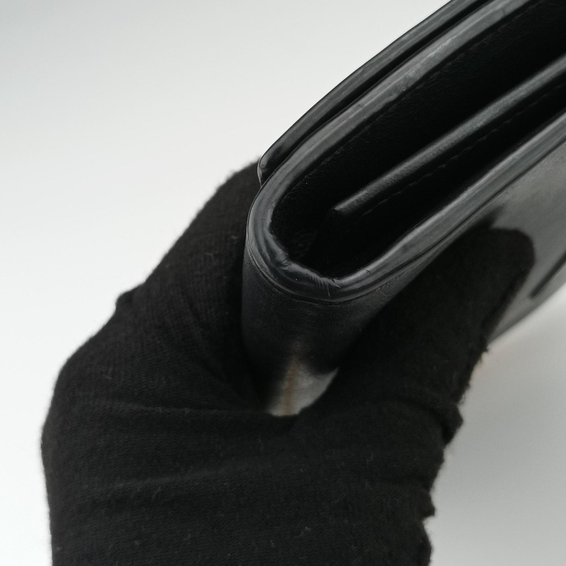 Y Ligne Black Leather 348117 ART348117.0615Yライン ブラック レザー 348117 ART348117.0615
