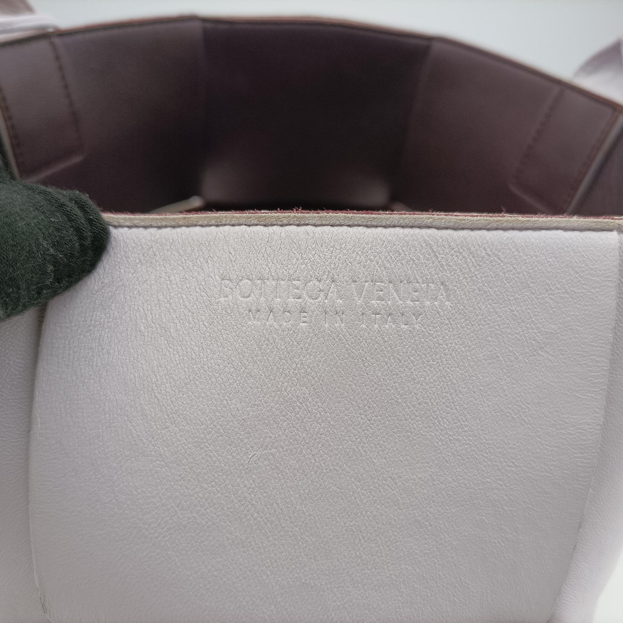 THE ARCO Tote Medium Muscat×Grape lambskin B09734159Nミディアム ザ アルコ トート マスカット×グレープ ラムスキン B09734159N