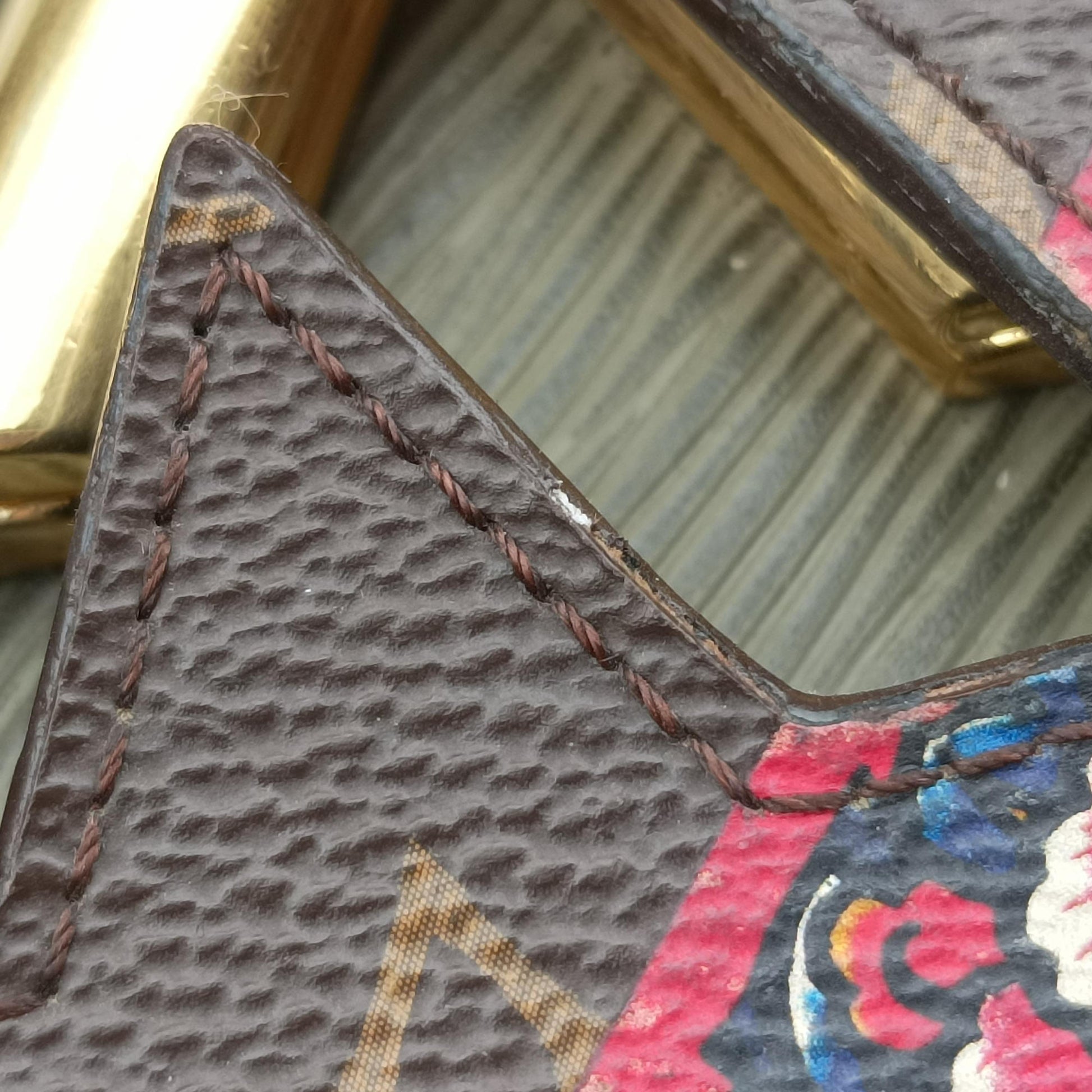 Portefeuille Twist kabuki brown×multicolor Monogram Canvas×Epi M67270 SP3177ポルトフォイユ ツイスト 歌舞伎 モノグラム/ブラウン×マルチカラー モノグラムキャンバス×エピ M67270 SP3177