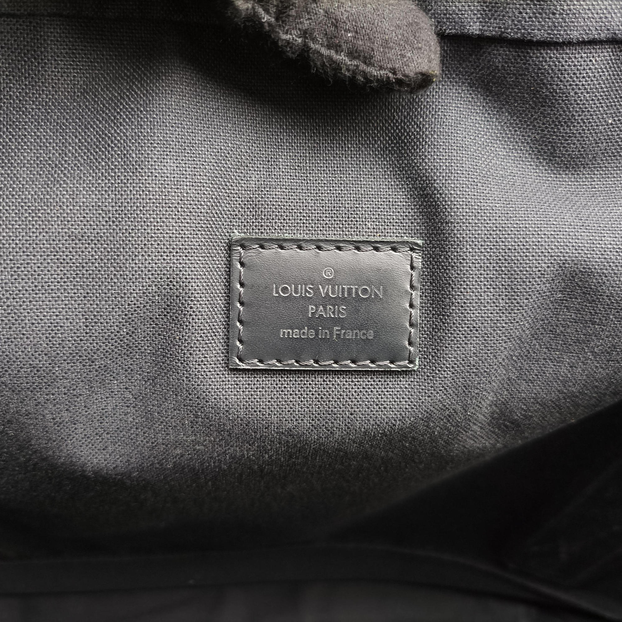 Overnight Black×Navy Damier Graphite N41004 FL0165オーバーナイト ブラック×ネイビー ダミエ グラフィット N41004 FL0165